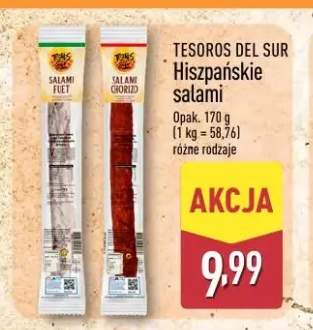 Hiszpańskie salami Fuet Tesoros del Sur