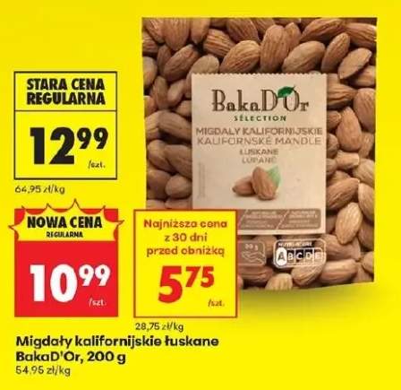 Migdały kalifornijskie łuskane BakaD'Or