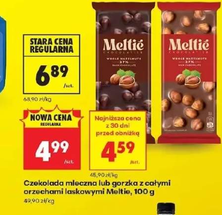 Czekolada mleczna z całymi orzechami laskowymi Meltie