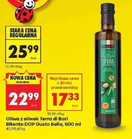 Oliwa z oliwek Terra di Bari Bitonto DOP Gusto Bello