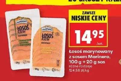 Łosoś marynowany z koprem i sosem chrzanowo-śmietanowym Marinero