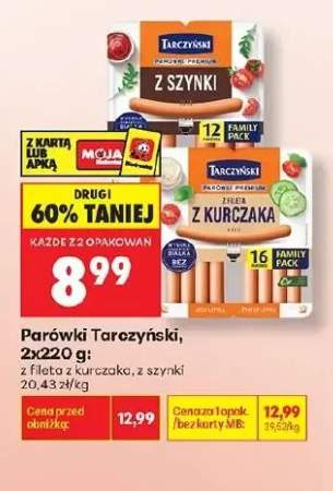 Parówki Tarczyński z fileta z kurczaka