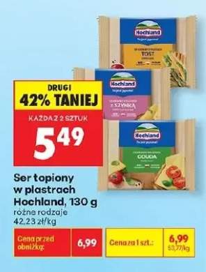 Ser topiony w plastrach Hochland Tost