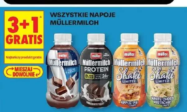 Napój Müllermilch o smaku czekoladowym