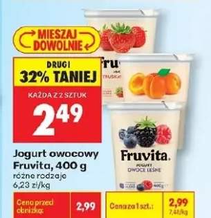 Jogurt owocowy Fruvita truskawka