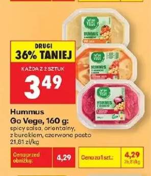 Hummus Go Vege spicy salsa