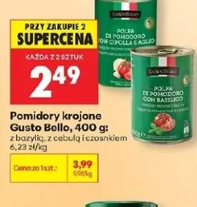 Pomidory krojone z bazylią Gusto Bello