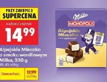 Alpejskie Mleczko o smaku waniliowym Milka