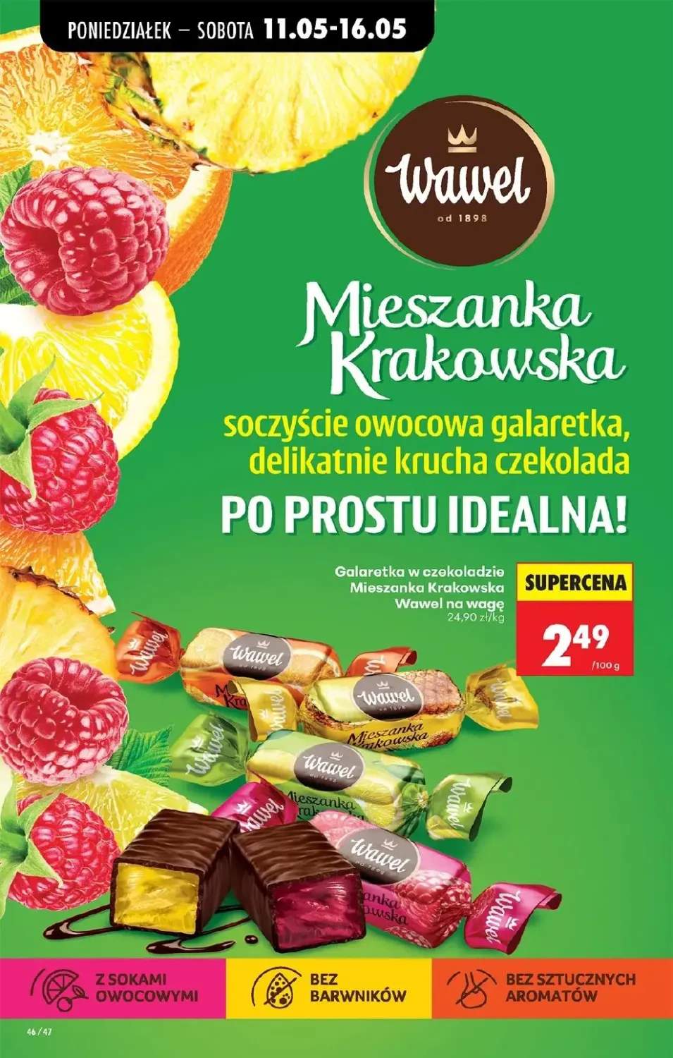 Galaretka w czekoladzie Mieszanka Krakowska Wawel na wagę