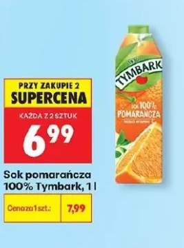 Sok pomarańcza 100% Tymbark