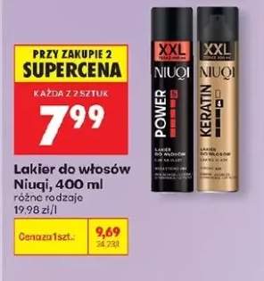 Lakier do włosów Niuqi