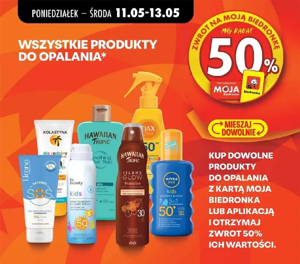 Krem do opalania dla rodziny Kolastyna