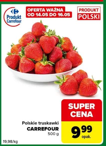 Truskawki Carrefour polskie