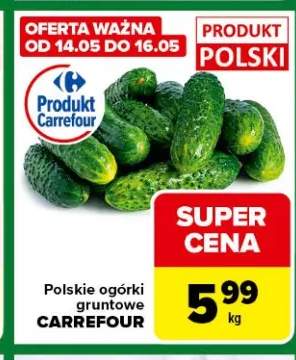 Polskie ogórki gruntowe CARREFOUR
