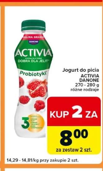 Jogurt do picia Activia Danone