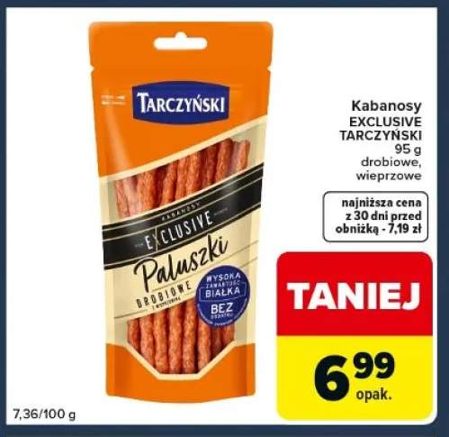 Kabanosy EXCLUSIVE TARCZYŃSKI drobiowe