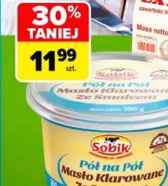 Masło klarowane ze smalcem Pół na Pół Sobik