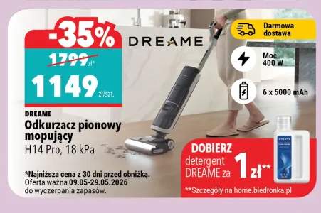 Odkurzacz pionowy mopujący H14 Pro 18 kPa