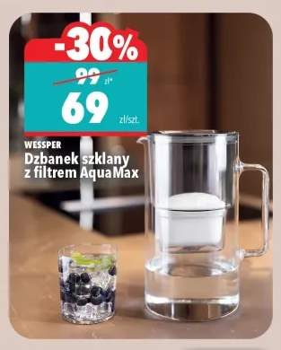 Dzbanek szklany z filtrem AquaMax