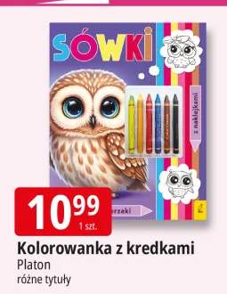 Kolorowanka z kredkami Platon