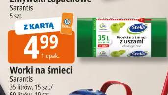 Worki na śmieci Sarantis Stella 35 litrów