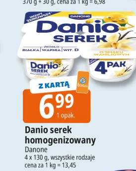 Danio serek homogenizowany Danone 4pak