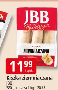 Kiszka ziemniaczana JBB Bałdyga z dodatkiem kiełbaski wędzonej