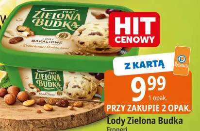 Lody Zielona Budka bakaliowe Froneri