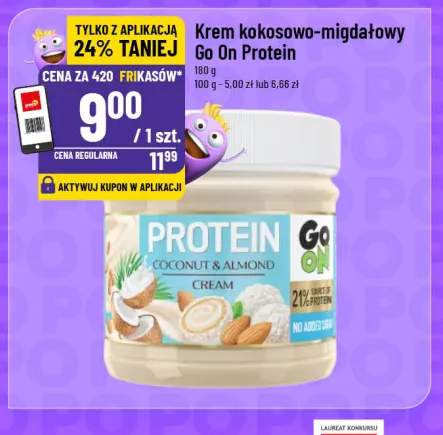 Krem kokosowo-migdałowy Go On Protein