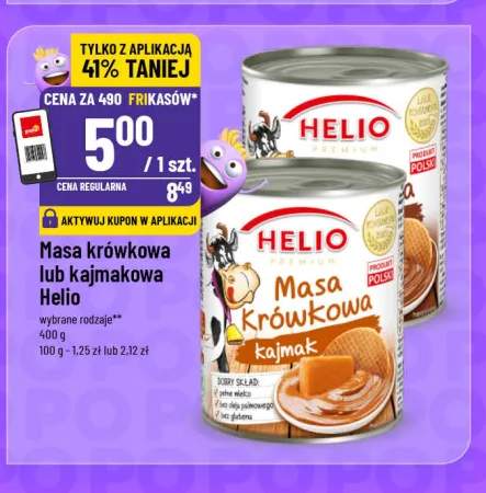 Masa krówkowa kajmak Helio