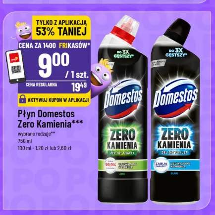 Płyn Domestos Zero Kamienia Lime