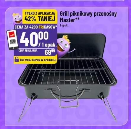 Grill piknikowy przenośny Master