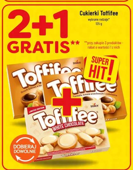 Cukierki Toffifee orzech laskowy w karmelu, kremie orzechowym i czekoladzie