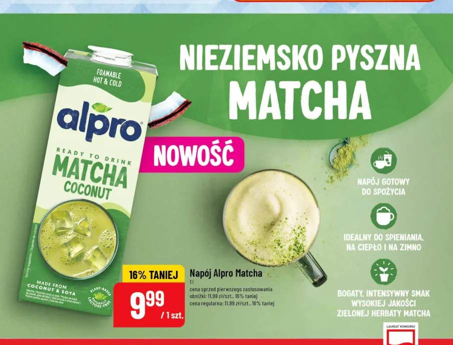 Napój Matcha Coconut Alpro