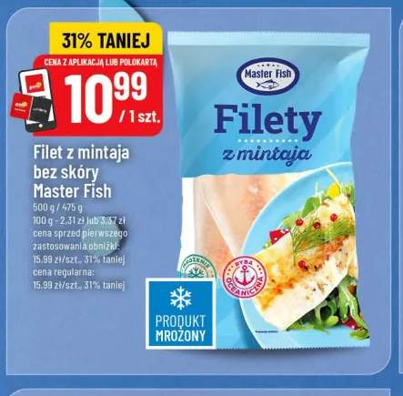 Filet z mintaja bez skóry Master Fish