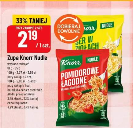 Zupa Knorr Nudle Ser w ziołach