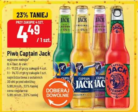 Piwo Captain Jack Blue Lagoon