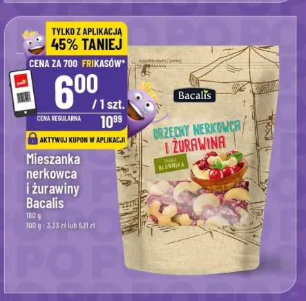 Mieszanka nerkowca i żurawiny Bacalis