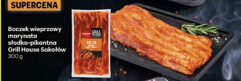 Boczek wieprzowy marynata słodko-pikantna Grill House Sokołów