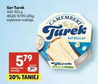 Ser Camembert Turek naturalny 100-120g