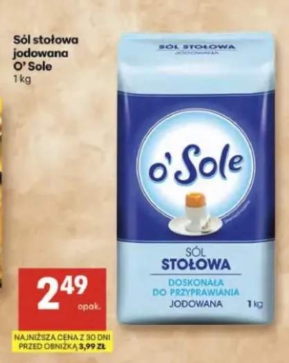 Sól stołowa jodowana O'Sole