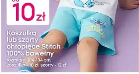 Szorty chłopięce Disney Stitch 100% bawełny