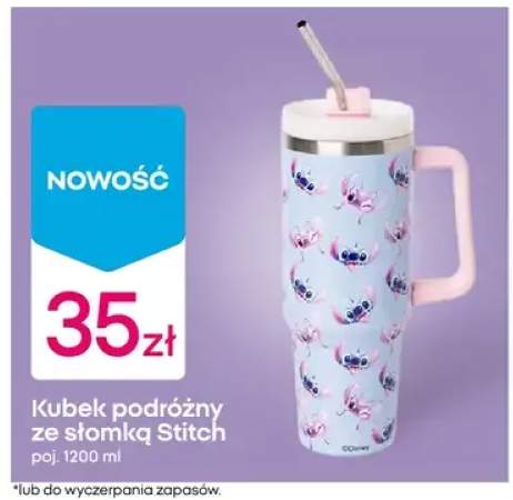 Kubek podróżny ze słomką Stitch