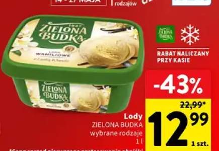 Lody Zielona Budka wybrane rodzaje