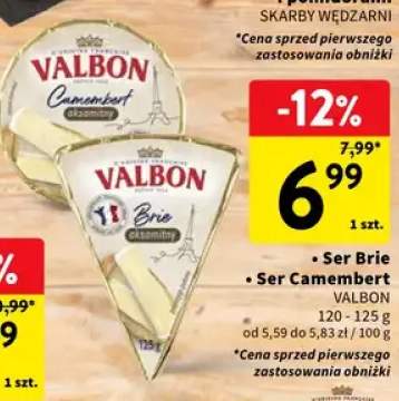 Ser Brie Valbon aksamitny