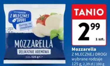 Mozzarella Z Mlecznej Drogi delikatnie kremowa