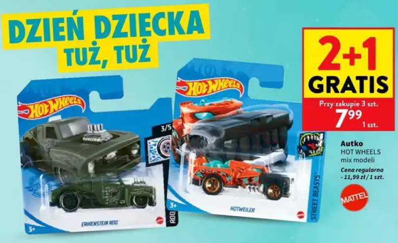 Autko Hot Wheels mix modeli