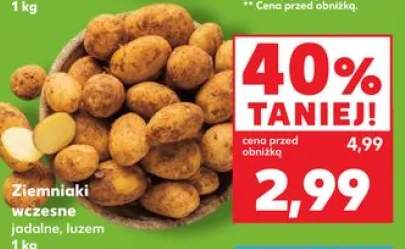Ziemniaki wczesne jadalne luzem