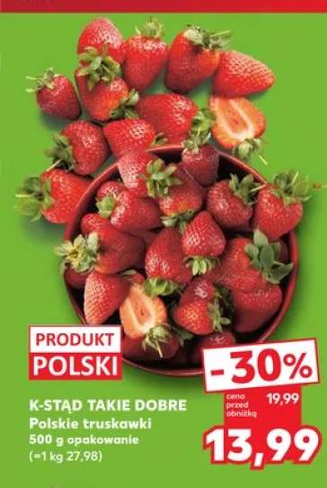 Truskawki polskie K-Stąd Takie Dobre