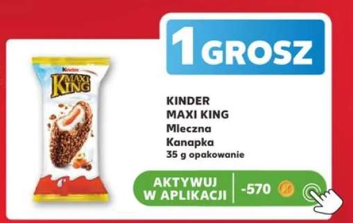 Mleczna Kanapka KINDER MAXI KING